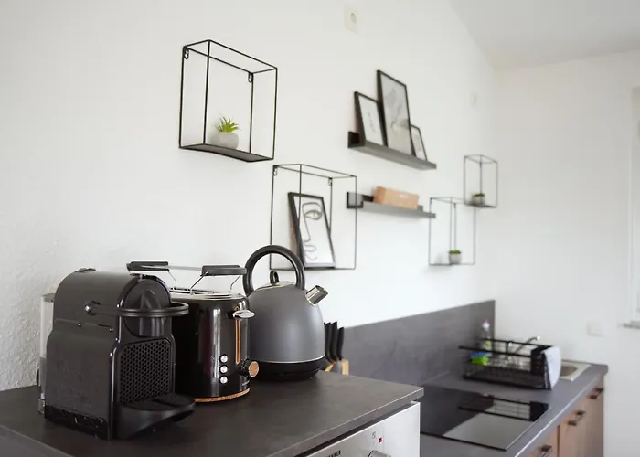 אורחן Exklusive Neubauwohnung Mit Wundervoller Aussicht Naehe Europapark Und Rulantica Burgheim